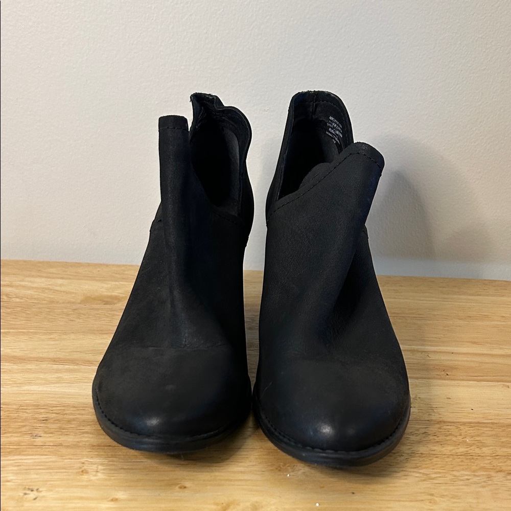Steve Madden Black Ankle Booties